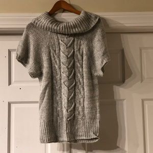 One7Six Knitted Turtle Neck Short sleeve Sweater